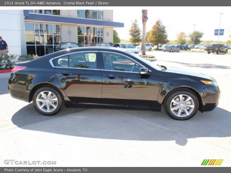 Crystal Black Pearl / Ebony 2013 Acura TL SH-AWD Advance