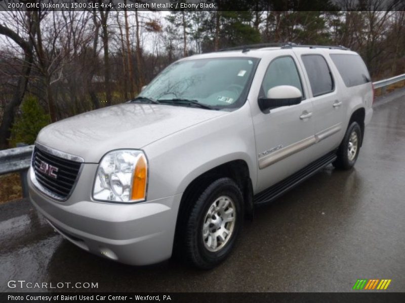 Silver Birch Metallic / Ebony Black 2007 GMC Yukon XL 1500 SLE 4x4