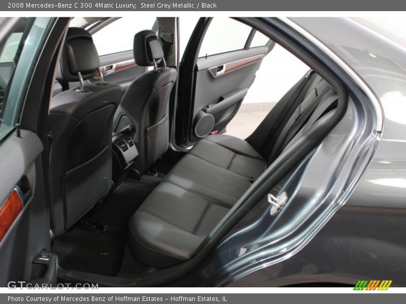 Steel Grey Metallic / Black 2008 Mercedes-Benz C 300 4Matic Luxury