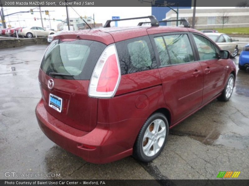 Copper Red / Sand 2008 Mazda MAZDA5 Sport