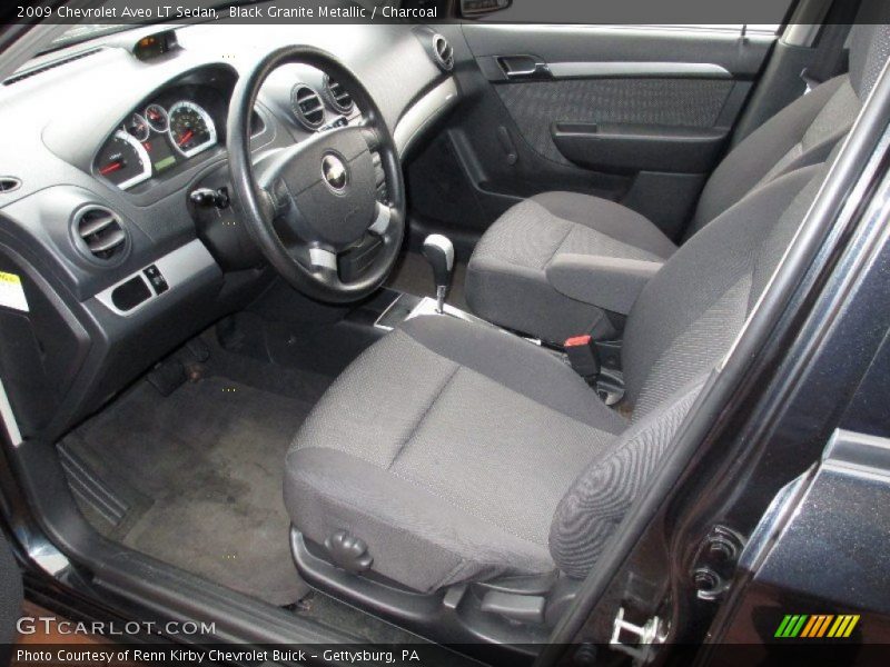  2009 Aveo LT Sedan Charcoal Interior