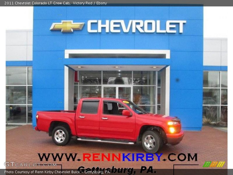 Victory Red / Ebony 2011 Chevrolet Colorado LT Crew Cab