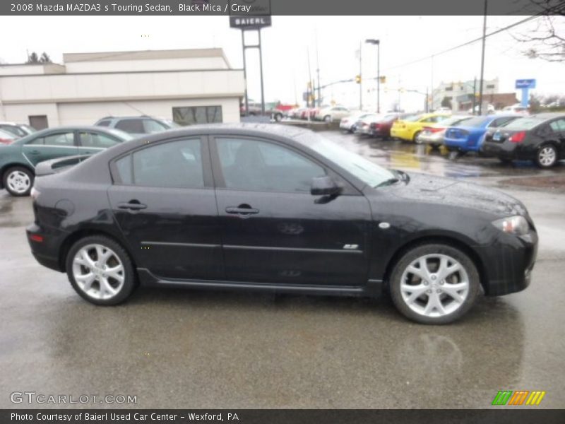 Black Mica / Gray 2008 Mazda MAZDA3 s Touring Sedan