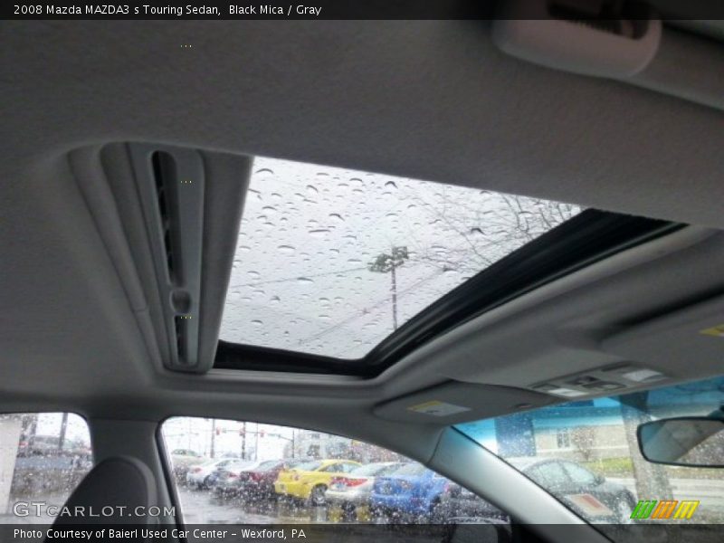 Black Mica / Gray 2008 Mazda MAZDA3 s Touring Sedan