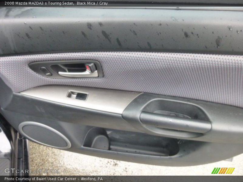 Black Mica / Gray 2008 Mazda MAZDA3 s Touring Sedan