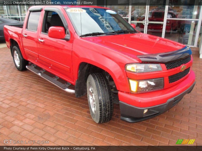 Victory Red / Ebony 2011 Chevrolet Colorado LT Crew Cab