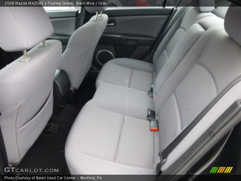 Black Mica / Gray 2008 Mazda MAZDA3 s Touring Sedan