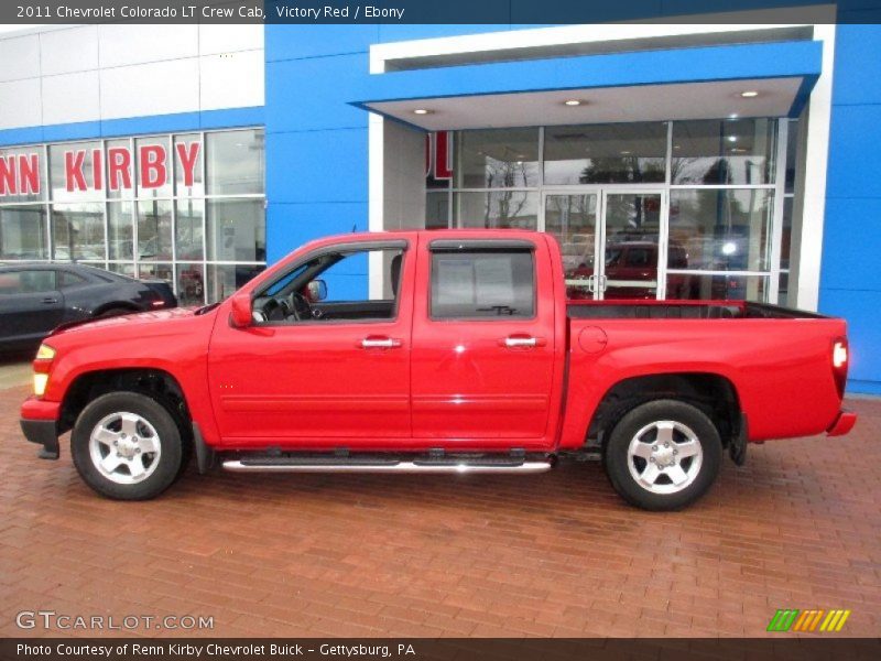Victory Red / Ebony 2011 Chevrolet Colorado LT Crew Cab