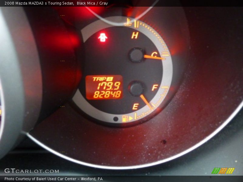 Black Mica / Gray 2008 Mazda MAZDA3 s Touring Sedan