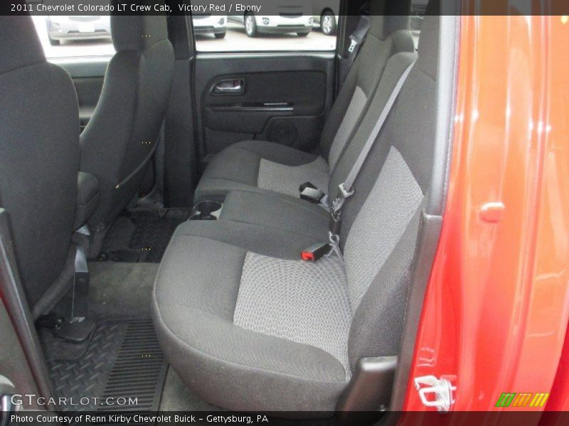 Rear Seat of 2011 Colorado LT Crew Cab
