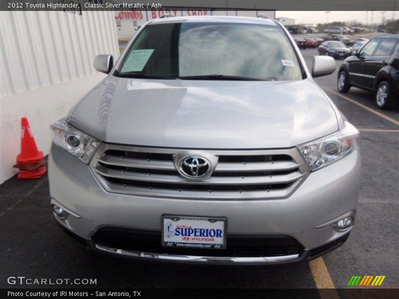 Classic Silver Metallic / Ash 2012 Toyota Highlander