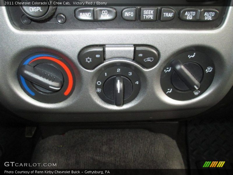 Controls of 2011 Colorado LT Crew Cab