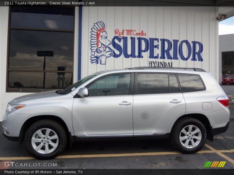Classic Silver Metallic / Ash 2012 Toyota Highlander
