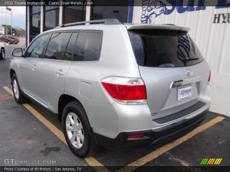 Classic Silver Metallic / Ash 2012 Toyota Highlander
