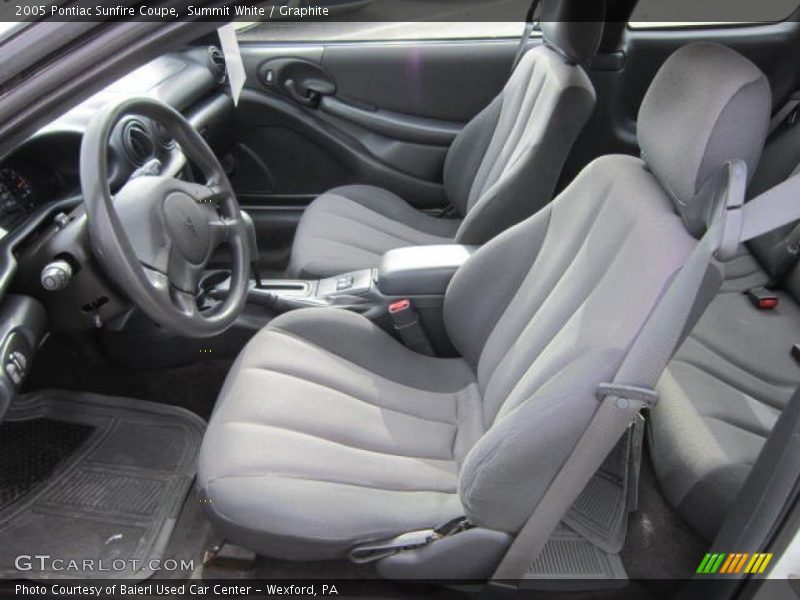 Summit White / Graphite 2005 Pontiac Sunfire Coupe
