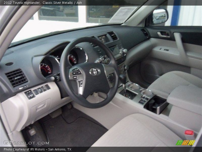Classic Silver Metallic / Ash 2012 Toyota Highlander