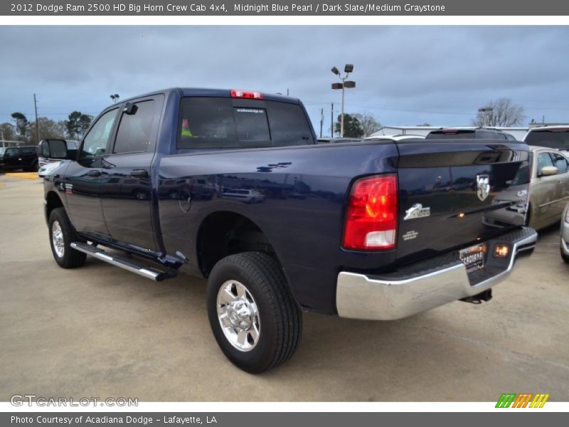  2012 Ram 2500 HD Big Horn Crew Cab 4x4 Midnight Blue Pearl