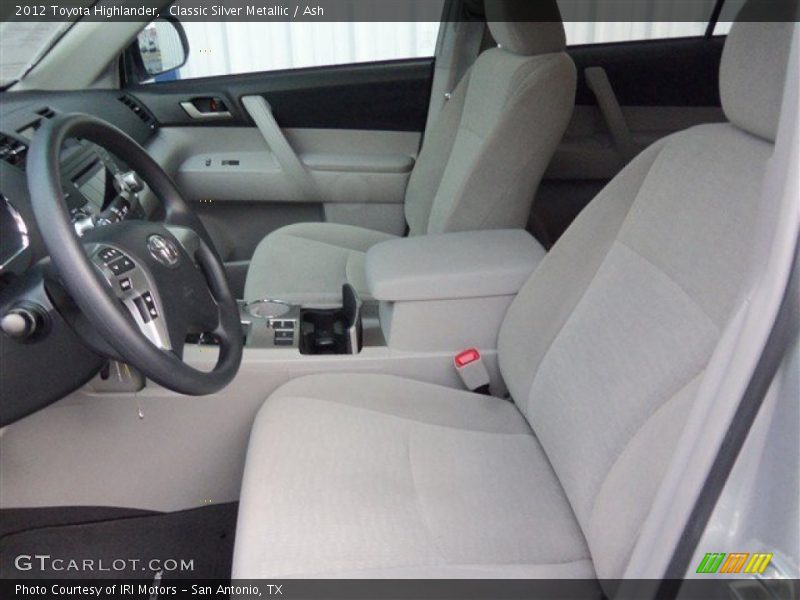 Classic Silver Metallic / Ash 2012 Toyota Highlander
