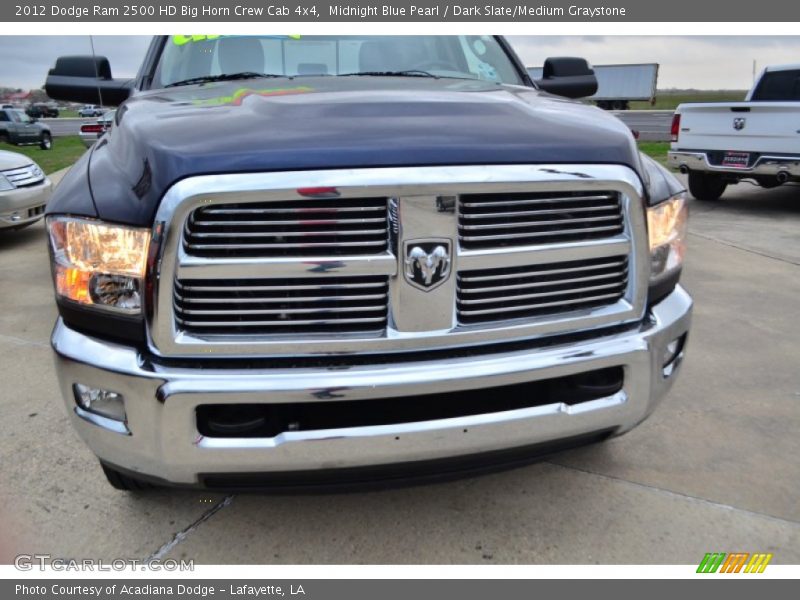 Midnight Blue Pearl / Dark Slate/Medium Graystone 2012 Dodge Ram 2500 HD Big Horn Crew Cab 4x4