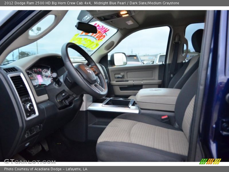  2012 Ram 2500 HD Big Horn Crew Cab 4x4 Dark Slate/Medium Graystone Interior