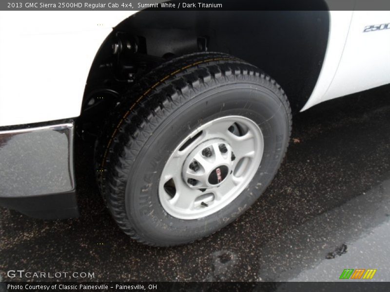 Summit White / Dark Titanium 2013 GMC Sierra 2500HD Regular Cab 4x4