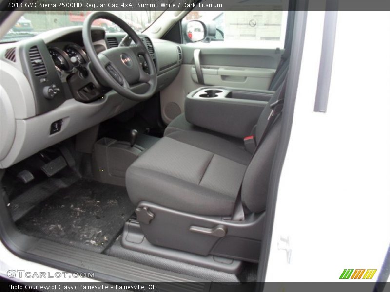 Summit White / Dark Titanium 2013 GMC Sierra 2500HD Regular Cab 4x4