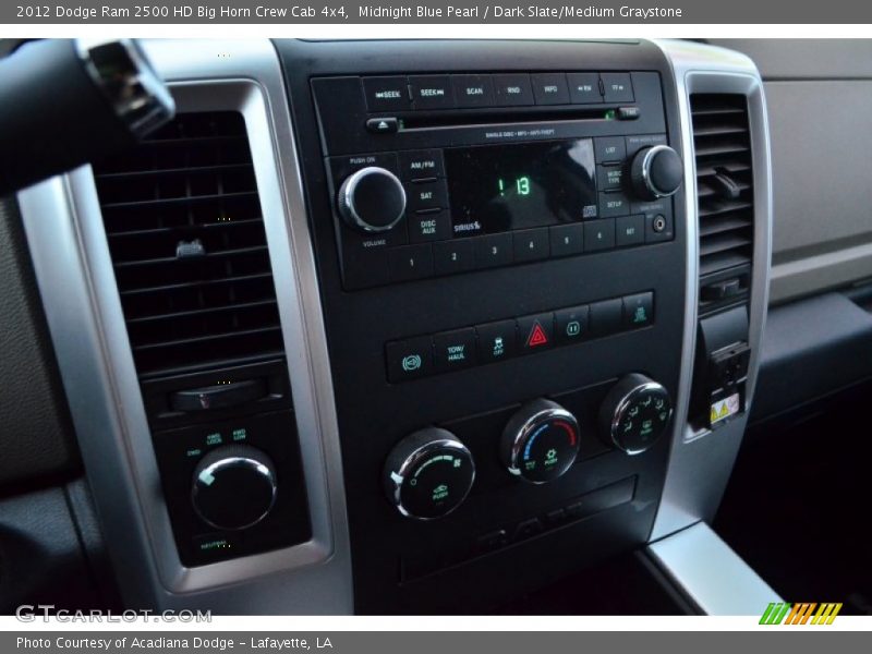 Controls of 2012 Ram 2500 HD Big Horn Crew Cab 4x4