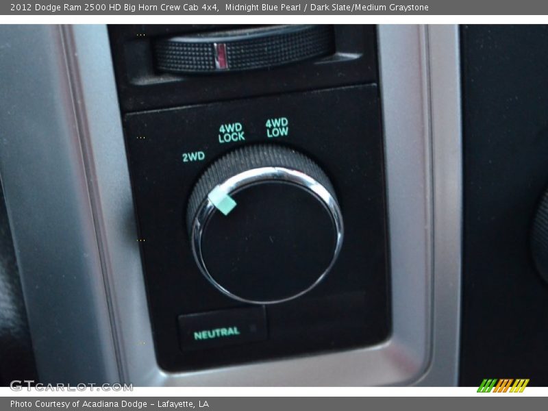 Controls of 2012 Ram 2500 HD Big Horn Crew Cab 4x4