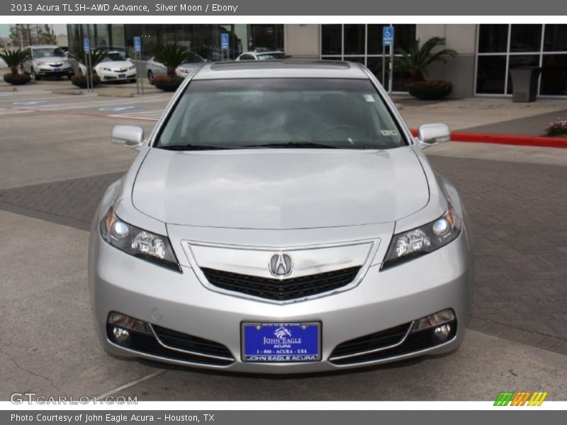 Silver Moon / Ebony 2013 Acura TL SH-AWD Advance