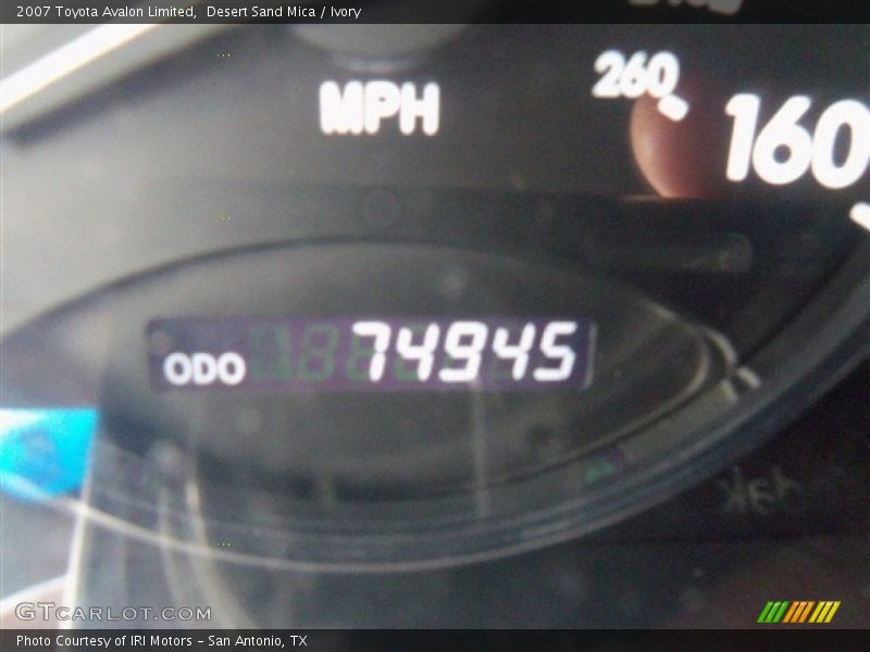 Desert Sand Mica / Ivory 2007 Toyota Avalon Limited