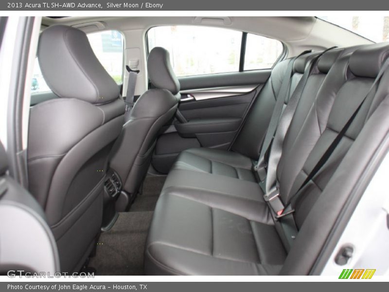 Rear Seat of 2013 TL SH-AWD Advance