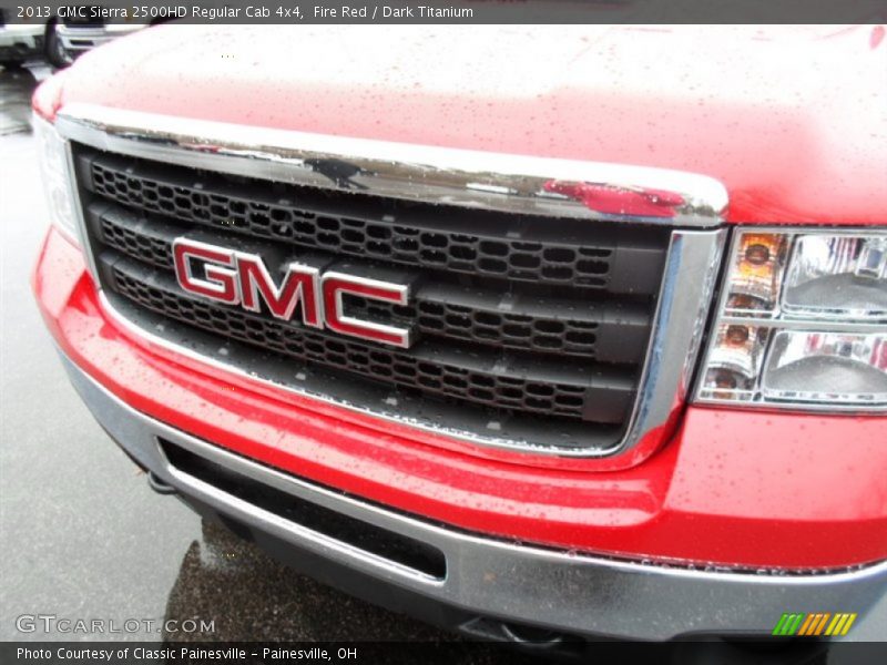 Fire Red / Dark Titanium 2013 GMC Sierra 2500HD Regular Cab 4x4