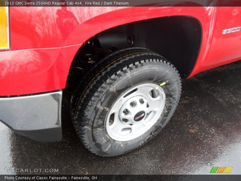 Fire Red / Dark Titanium 2013 GMC Sierra 2500HD Regular Cab 4x4