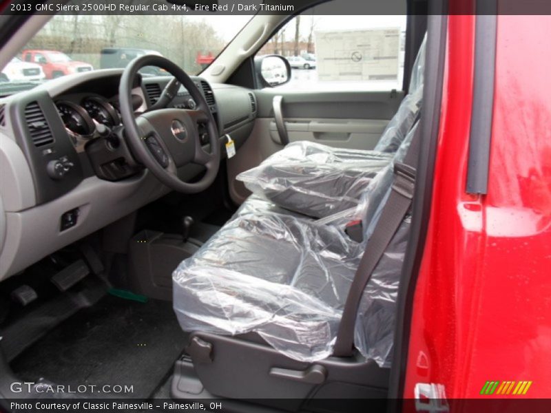 Fire Red / Dark Titanium 2013 GMC Sierra 2500HD Regular Cab 4x4