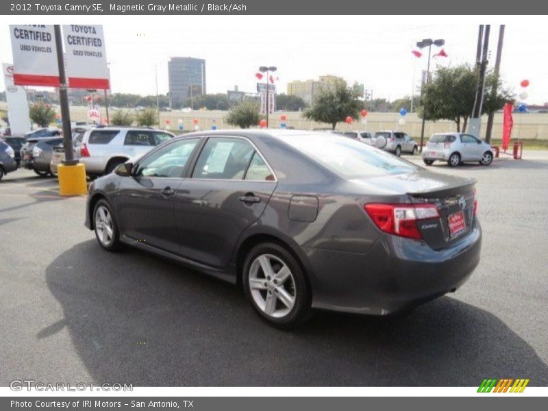 Magnetic Gray Metallic / Black/Ash 2012 Toyota Camry SE