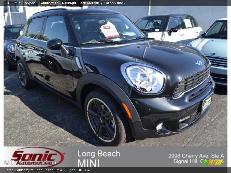 Midnight Black Metallic / Carbon Black 2013 Mini Cooper S Countryman
