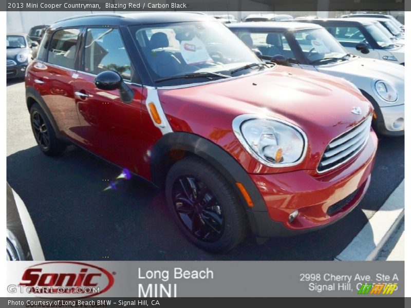 Blazing Red / Carbon Black 2013 Mini Cooper Countryman