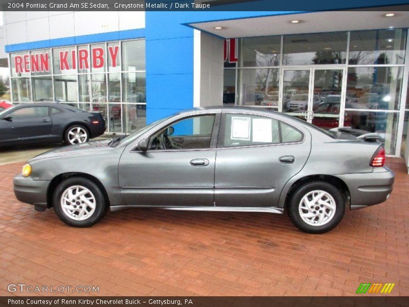 Greystone Metallic / Dark Taupe 2004 Pontiac Grand Am SE Sedan