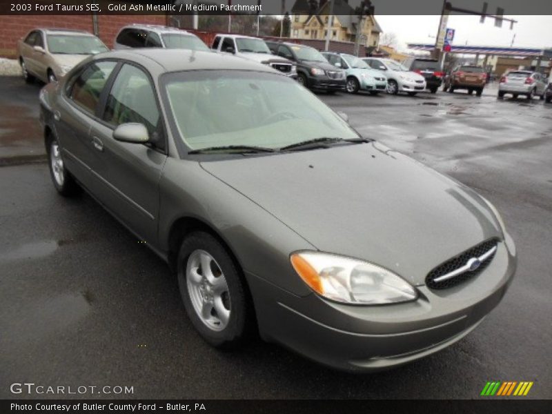 Gold Ash Metallic / Medium Parchment 2003 Ford Taurus SES