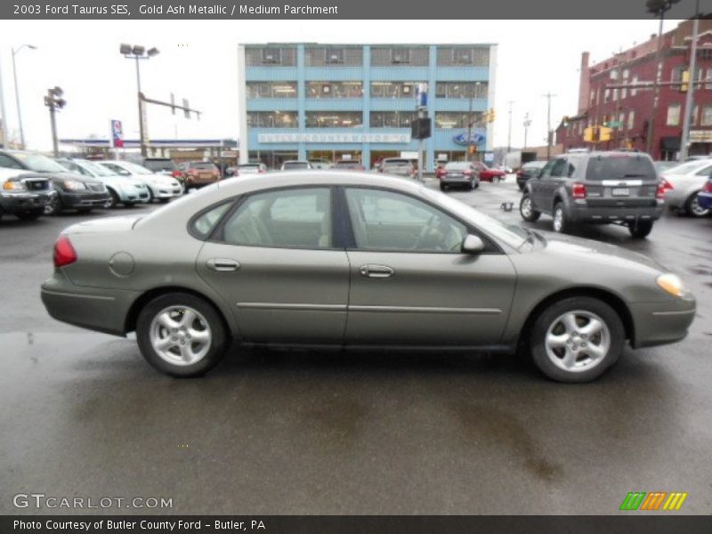 Gold Ash Metallic / Medium Parchment 2003 Ford Taurus SES