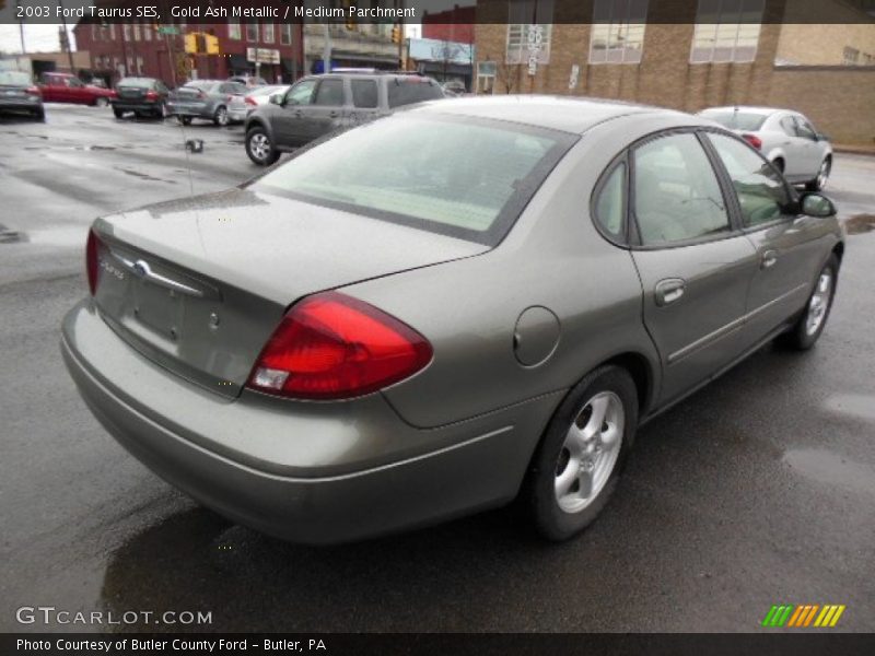 Gold Ash Metallic / Medium Parchment 2003 Ford Taurus SES