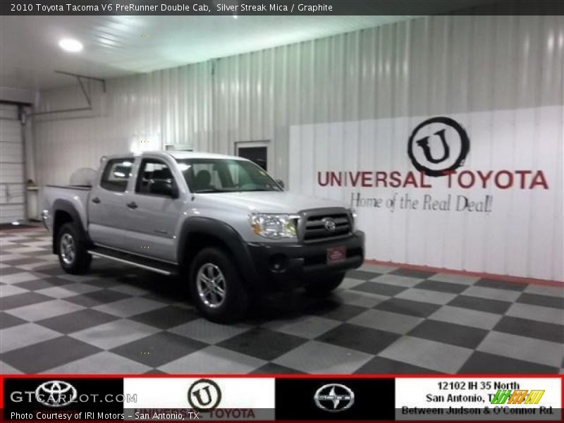 Silver Streak Mica / Graphite 2010 Toyota Tacoma V6 PreRunner Double Cab