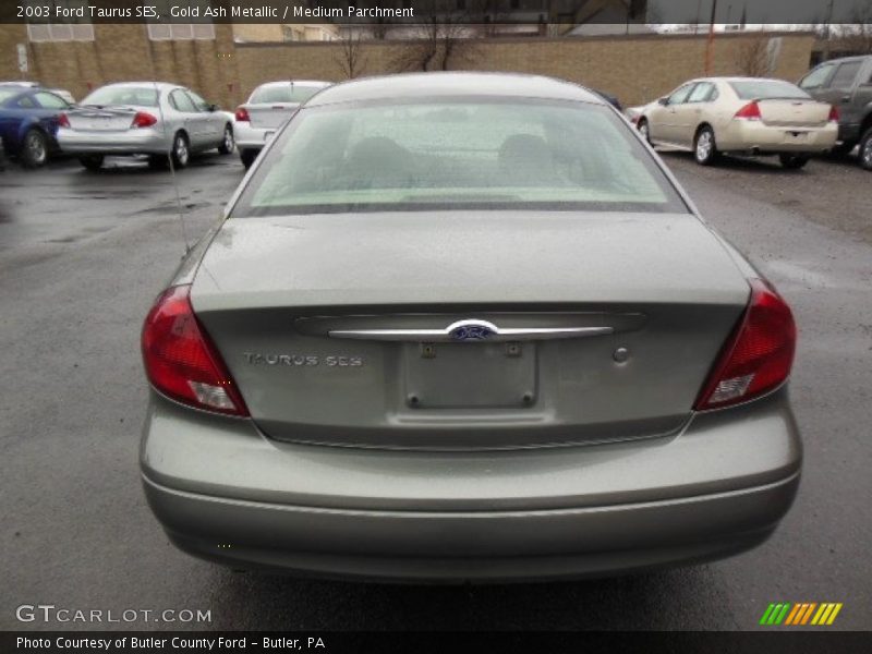 Gold Ash Metallic / Medium Parchment 2003 Ford Taurus SES