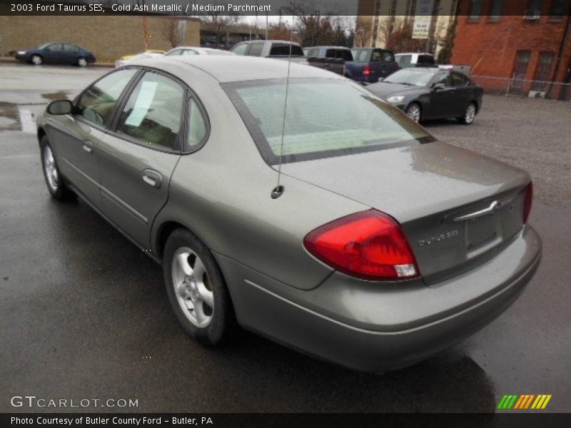 Gold Ash Metallic / Medium Parchment 2003 Ford Taurus SES