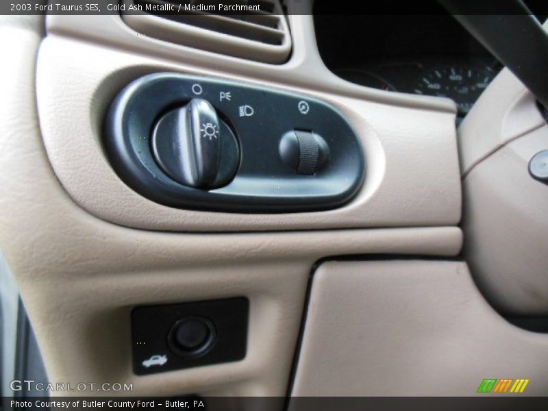 Gold Ash Metallic / Medium Parchment 2003 Ford Taurus SES