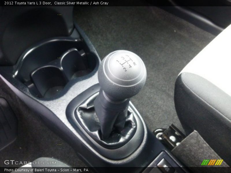 Classic Silver Metallic / Ash Gray 2012 Toyota Yaris L 3 Door