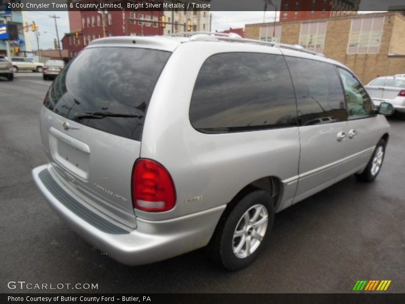 Bright Silver Metallic / Taupe 2000 Chrysler Town & Country Limited