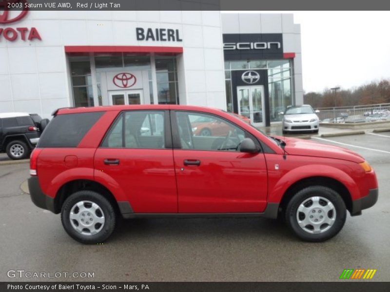 Red / Light Tan 2003 Saturn VUE AWD