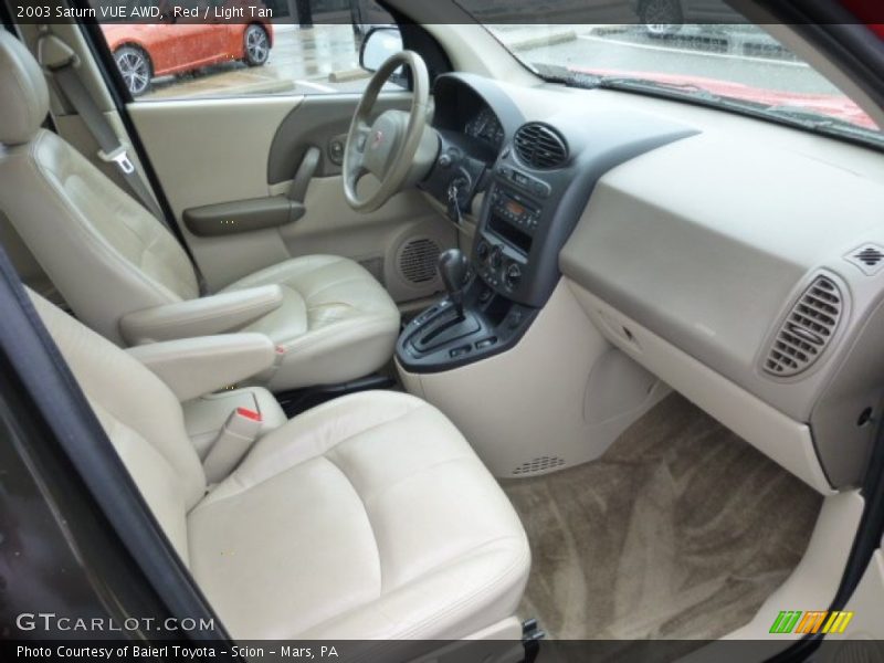 Red / Light Tan 2003 Saturn VUE AWD