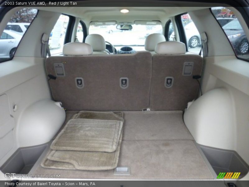 Red / Light Tan 2003 Saturn VUE AWD